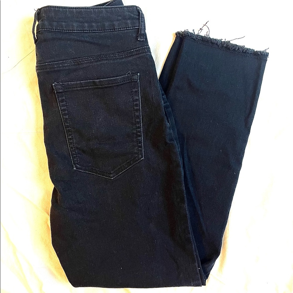 Black skinny straight leg f21
